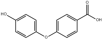 4-(4-羟基苯氧基)苯甲酸 结构式