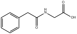 苯乙酰甘氨酸, 500-98-1, 结构式