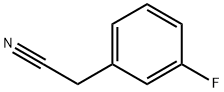 3-フルオロベンジル シアニド 化学構造式