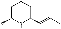 (2R,6R)-2-methyl-6-prop-1-enyl-piperidine 结构式