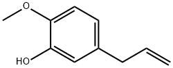2-methoxy-5-prop-2-enyl-phenol, 501-19-9, 结构式