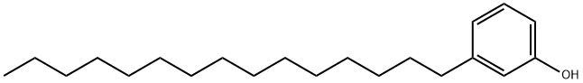 3-十五烷基苯酚, 501-24-6, 结构式