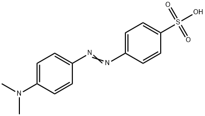4-[[4-(dimethylamino)phenyl]azo]benzenesulphonic acid 结构式
