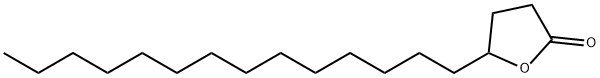 Γ-十八内酯 结构式