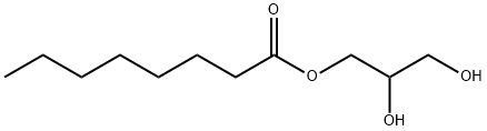辛酸2,3-二羟基酯 结构式