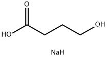 4-羟基丁酸钠, 502-85-2, 结构式