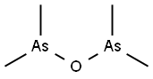 オキシビス(ジメチルアルシン) 化学構造式