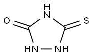 5-巯基-4H-1,2,4-三唑-3-醇 结构式