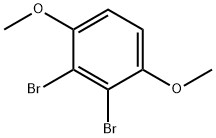 2,3-ジブロモ-1,4-ジメトキシベンゼン 化学構造式