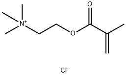 Methacrylatoethyl trimethyl ammonium chloride  Struktur