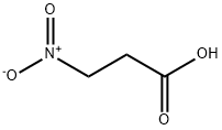 3-硝基丙酸, 504-88-1, 结构式