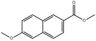 甲基-6 - 甲氧基-2 - 萘甲酸, 5043-02-7, 结构式
