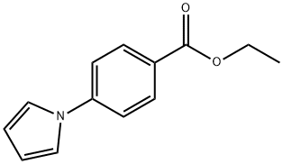 4-(1-吡咯基)苯甲酸乙酯, 5044-37-1, 结构式