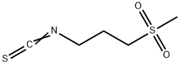 3-(甲基磺酰基)异硫氰酸丙酯, 505-34-0, 结构式