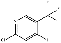 2-氯-5-三氟甲基-4-碘吡啶 结构式