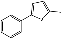 2-甲-5-苯噻吩, 5069-26-1, 结构式