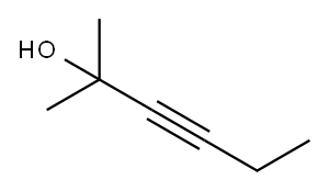 2-甲-3-己炔-2-醇, 5075-33-2, 结构式