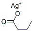 Butanoic acid silver(I) salt 结构式
