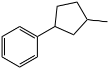 (3-Methylcyclopentyl)benzene 结构式