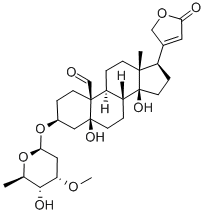 毒毛旋花苷K, 508-77-0, 结构式