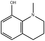 1,2,3,4-Tetrahydro-1-methyl-8-quinolinol 结构式