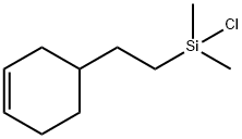 2-(3-シクロヘキセニル)エチルジメチルクロロシラン 化学構造式
