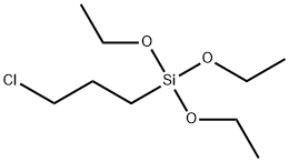 3-クロロプロピルトリエトキシシラン 化学構造式