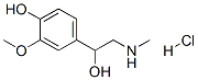 D,L-变肾上腺素盐酸盐 结构式