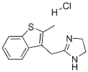 4,5-二氢-2-[(2-甲基苯并硝基苯[B]噻吩)甲基]-1H-咪唑盐酸盐 结构式
