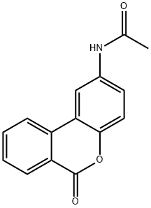 DIBENZO[B,D]PYRAN-6-ONE,2-ACETAMIDO- 结构式