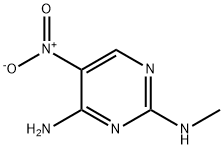 N-methyl-5-nitro-pyrimidine-2,4-diamine 结构式