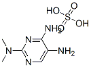 N2,N2-dimethylpyrimidine-2,4,5-triamine, sulfuric acid 结构式