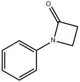 1-(フェニル)アゼチジン-2-オン 化学構造式