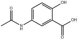 5-乙酰氨基水杨酸, 51-59-2, 结构式
