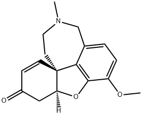 氢溴酸加兰他敏, 510-77-0, 结构式