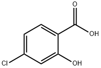 4-氯水杨酸 结构式