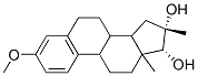 (16S,17R)-3-methoxy-13,16-dimethyl-7,8,9,11,12,14,15,17-octahydro-6H-cyclopenta[a]phenanthrene-16,17-diol 结构式
