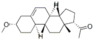 1-[(3S,8S,9S,10R,13R,14S,17S)-3-methoxy-10,13-dimethyl-2,3,4,7,8,9,11, 12,14,15,16,17-dodecahydro-1H-cyclopenta[a]phenanthren-17-yl]ethanone 结构式