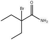 2-溴-2-乙基丁酰胺, 511-70-6, 结构式