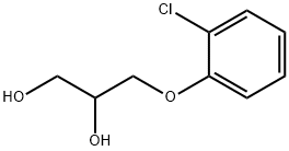 3-(2-クロロフェノキシ)-1,2-プロパンジオール 化学構造式