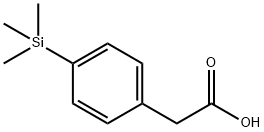 4-(Trimethylsilyl)phenylacetic acid 结构式