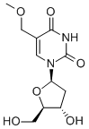 5-METHOXYMETHYL-2'-DEOXYURIDINE 结构式