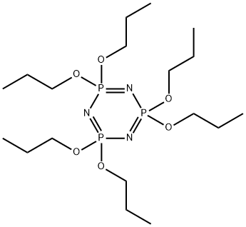 PHOSPHONITRILIC CHLORIDE-N-PROPYLESTER, 5116-77-8, 结构式