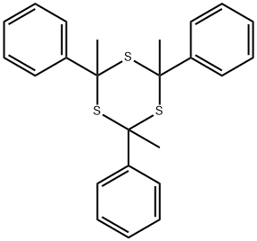 2,4,6-Trimethyl-2,4,6-triphenyl-1,3,5-trithiane 结构式