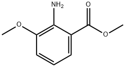 2-氨基-3-甲氧基苯甲酸甲酯, 5121-34-6, 结构式