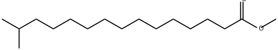 14-甲基十五烷酸甲酯, 5129-60-2, 结构式