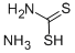 二硫代氨基甲酸铵 结构式