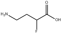 4-氨基-2-氟丁酸, 5130-17-6, 结构式