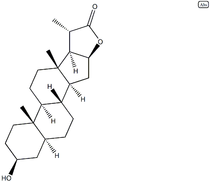 剑麻皂素内酯, 514-33-0, 结构式