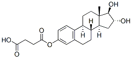 琥珀雌三醇 结构式